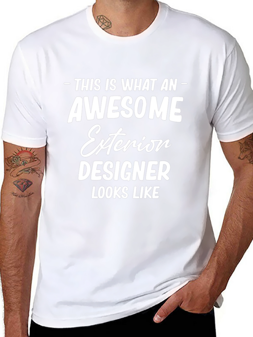 Awesome Exterior Designer T-Shirt - Black