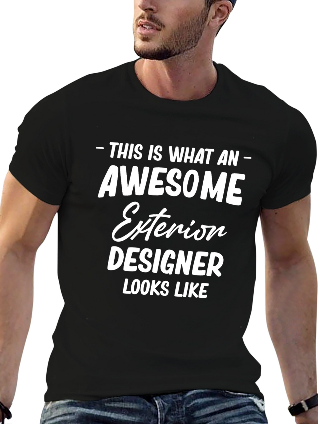 Awesome Exterior Designer T-Shirt - Black