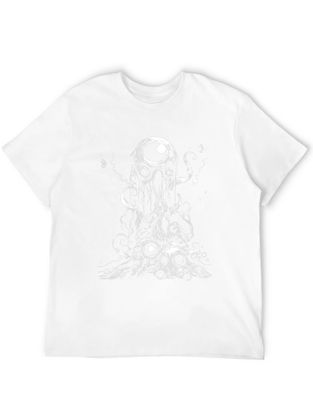 Eye Monster Graphic Tee - Black Cotton T-Shirt