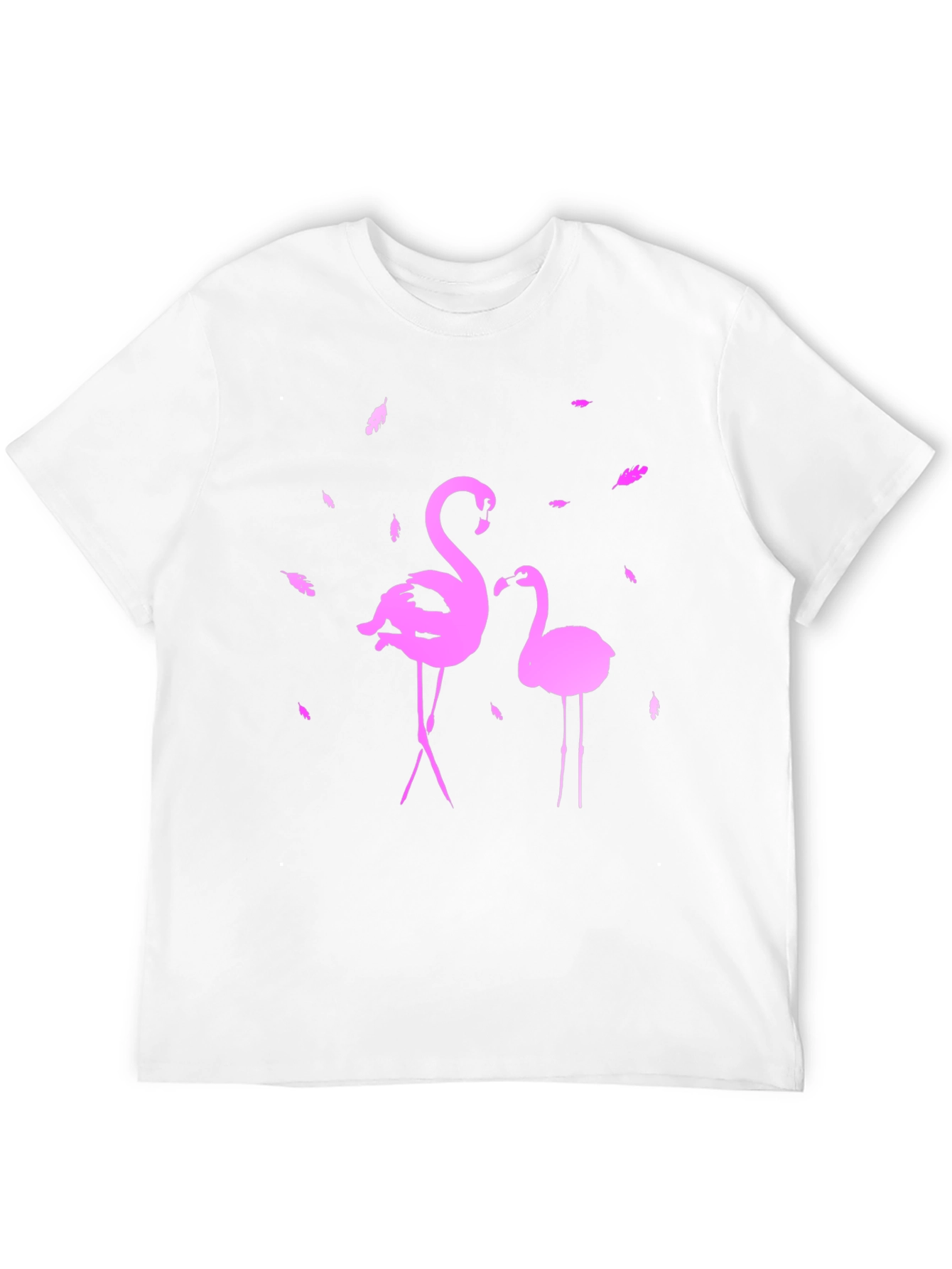 Flamingo Graphic Tee - Stylish Black T-Shirt