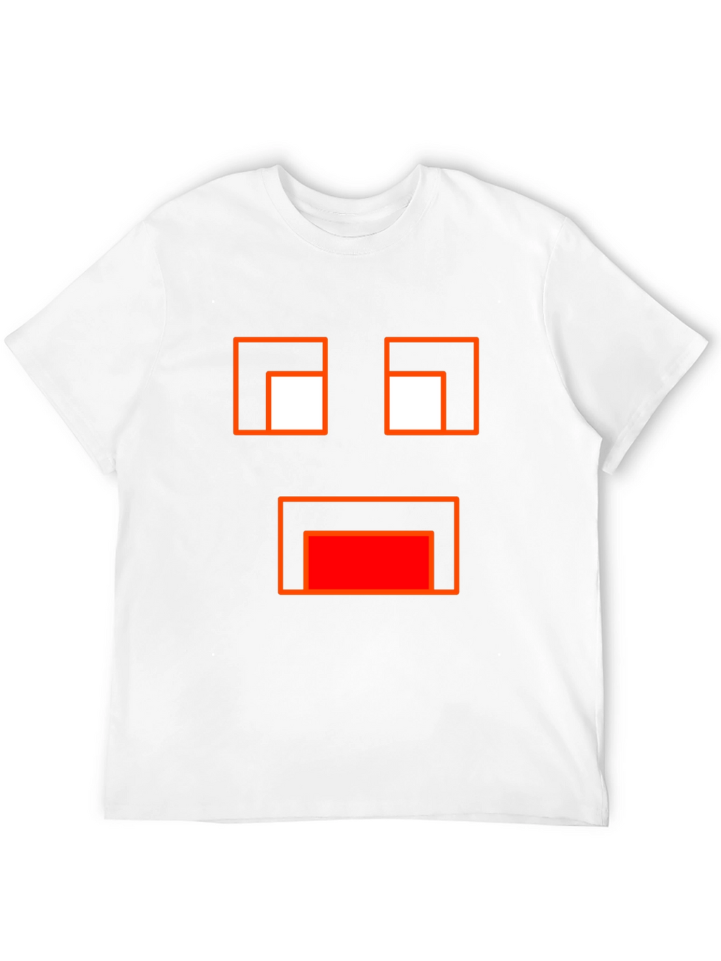 Minecraft Ghast Face Black T-Shirt