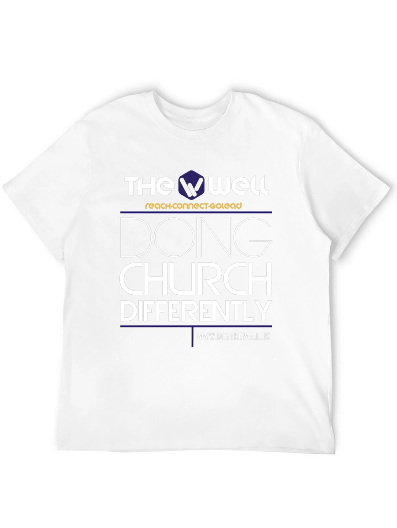 The Well Doing Church Differently Black T-Shirt