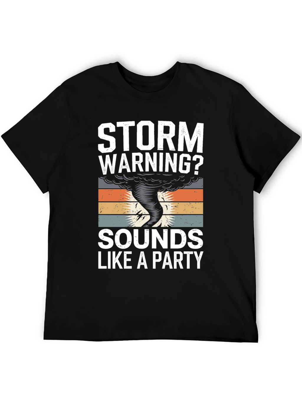 Storm Warning Party T-Shirt - Fun Graphic Tee