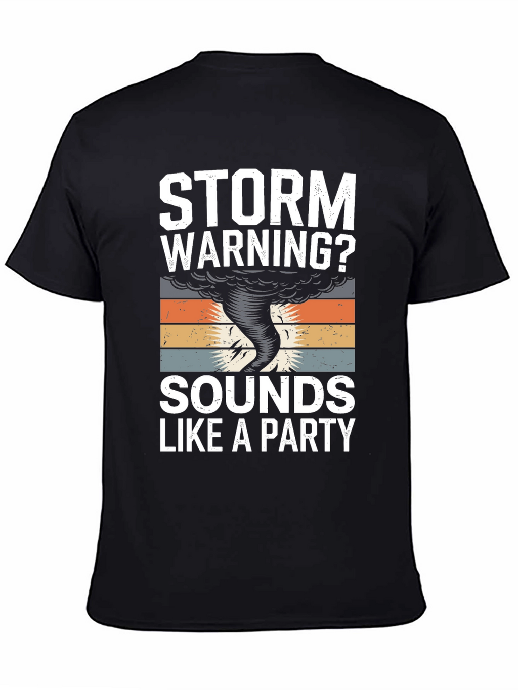 Storm Warning Party T-Shirt - Fun Graphic Tee
