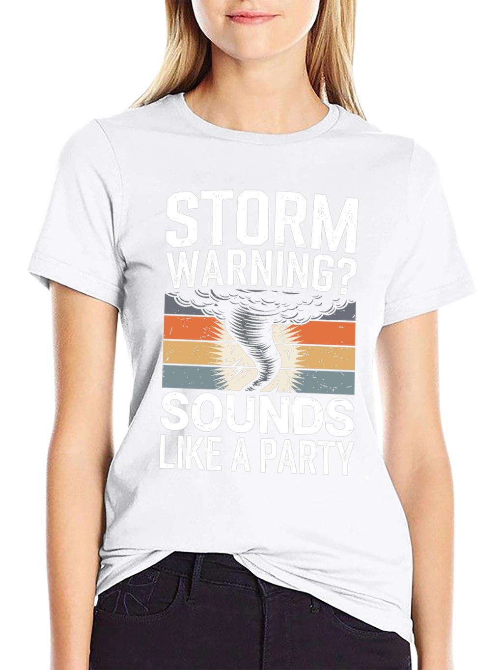 Storm Warning Party T-Shirt - Fun Graphic Tee