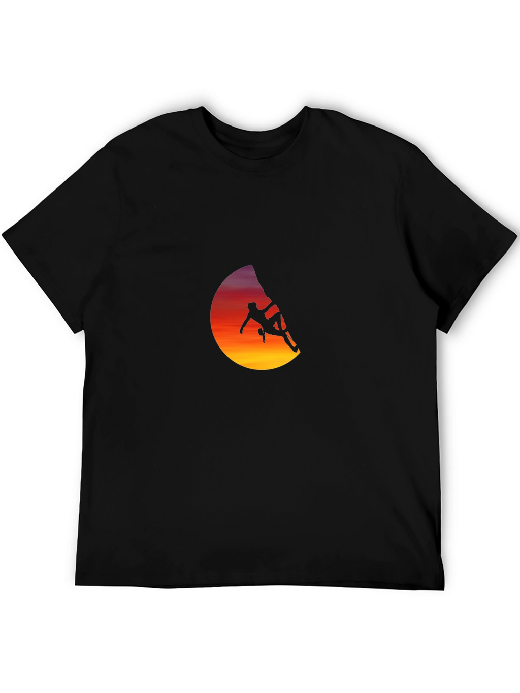 Climber Silhouette Graphic T-Shirt - Adventure Ready!