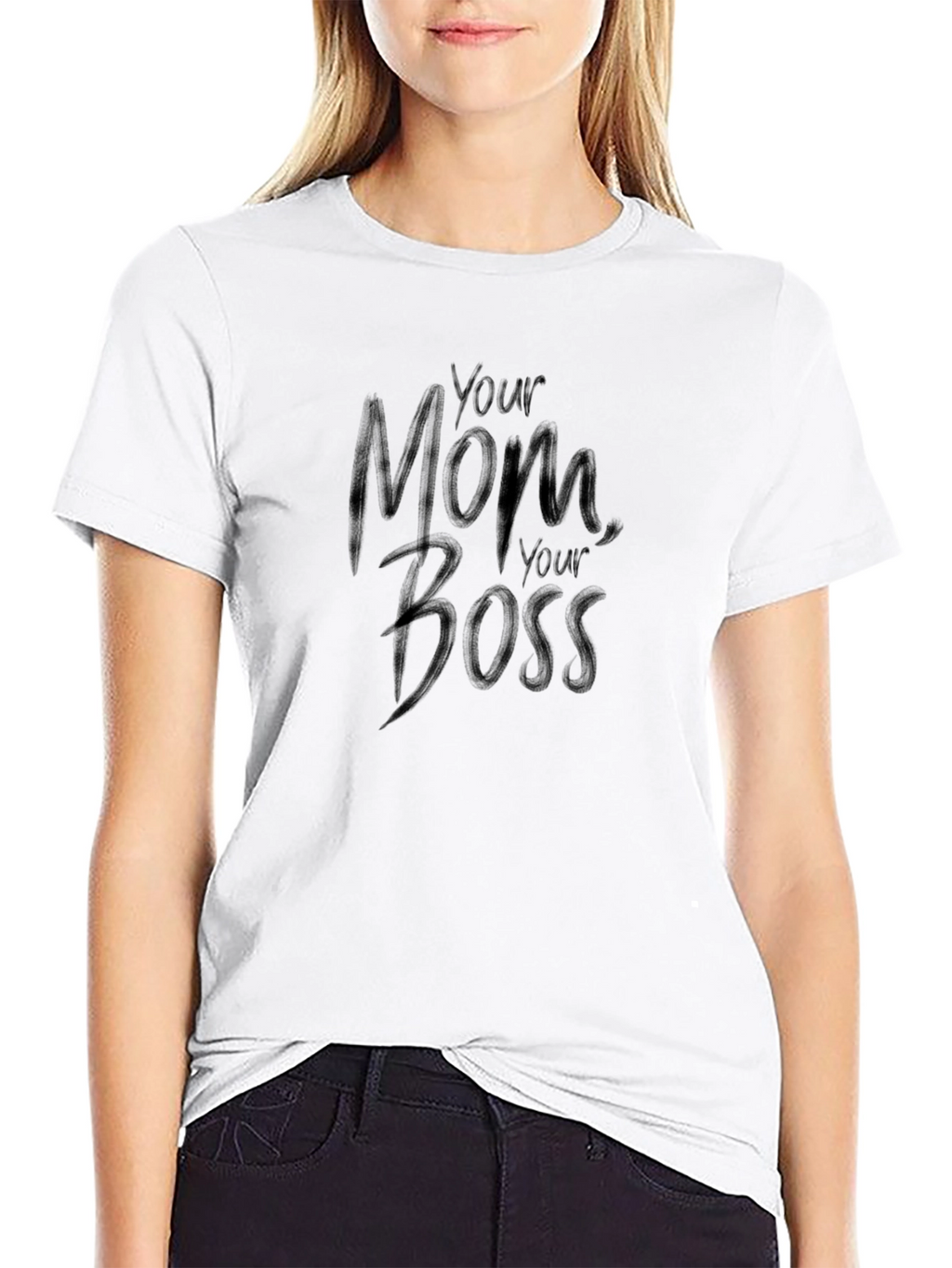 Your Mom Your Boss - Mens Graphic T-Shirt