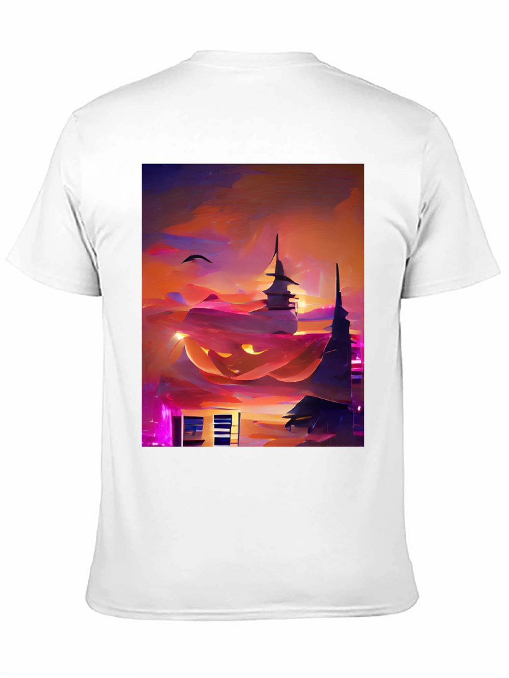 Halloween Cityscape Graphic Tee