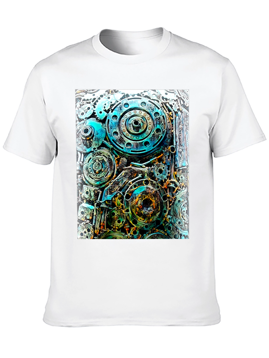 Steampunk Gear T-Shirt - Mechanical Design