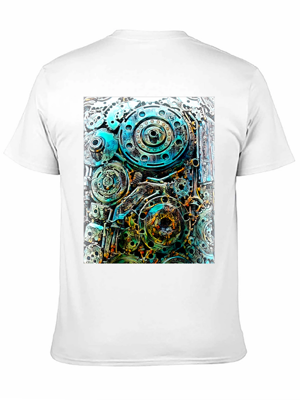 Steampunk Gear T-Shirt - Mechanical Design