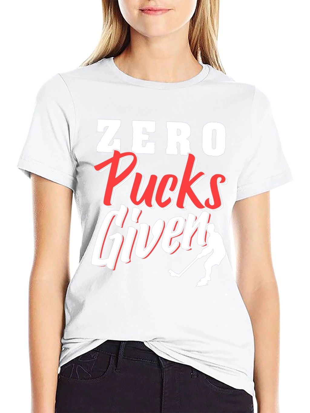 Zero Pucks Given Hockey T-Shirt