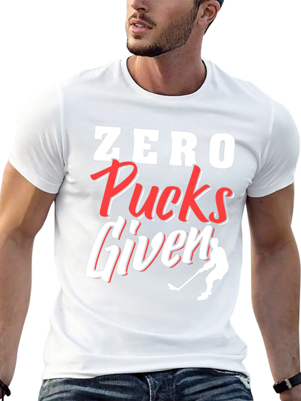 Zero Pucks Given Hockey T-Shirt
