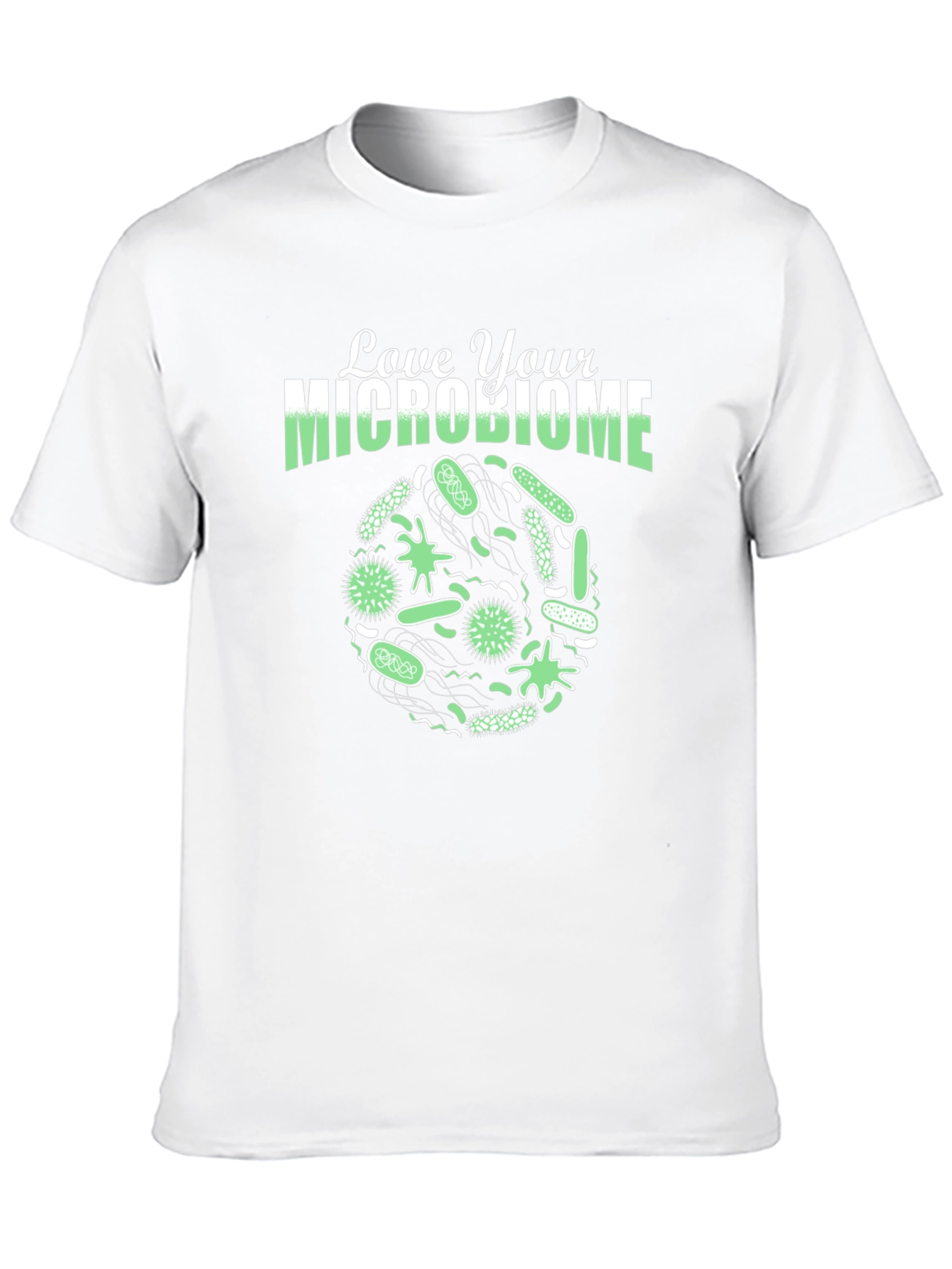 Love Your Microbiome T-Shirt - Black Cotton