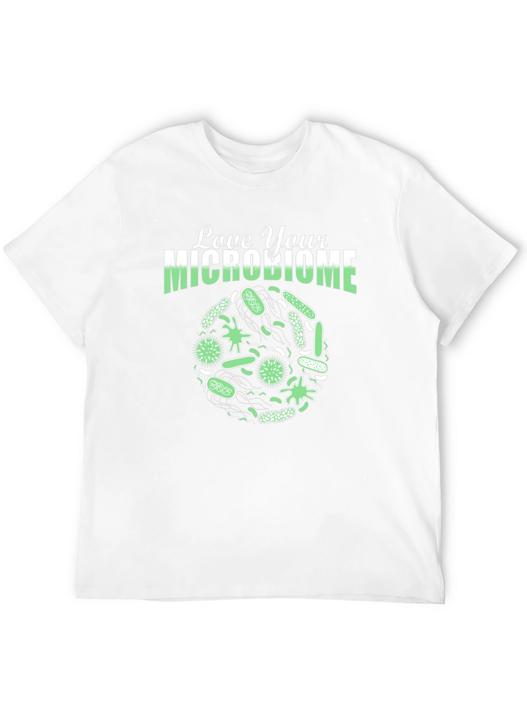 Love Your Microbiome T-Shirt - Black Cotton