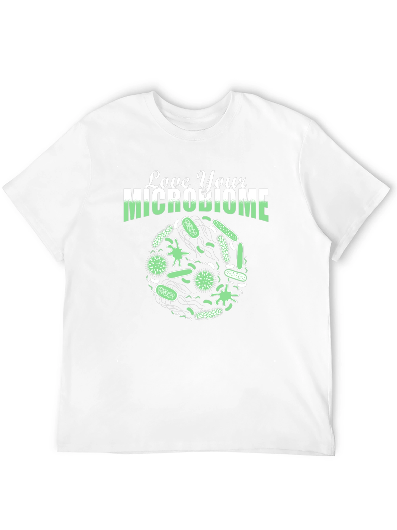 Love Your Microbiome T-Shirt - Black Cotton