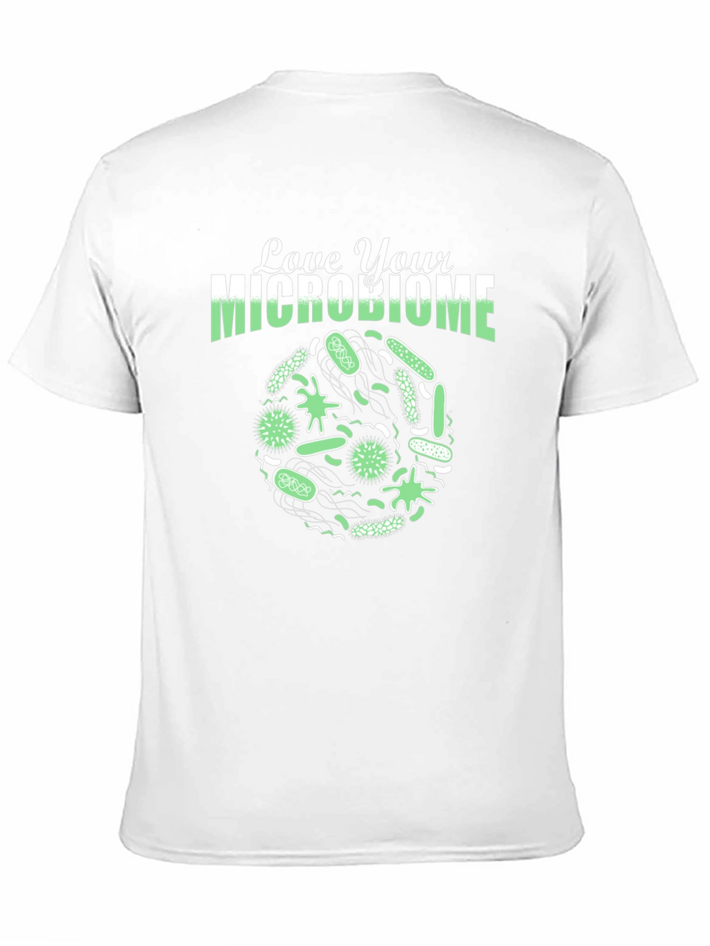 Love Your Microbiome T-Shirt - Black Cotton