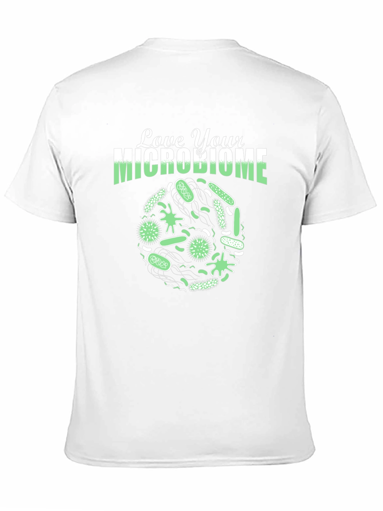 Love Your Microbiome T-Shirt - Black Cotton