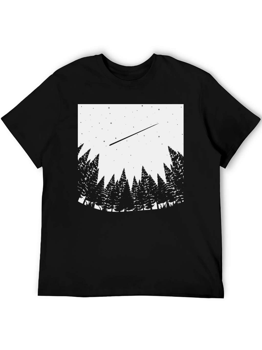 Starry Night Forest Graphic Tee