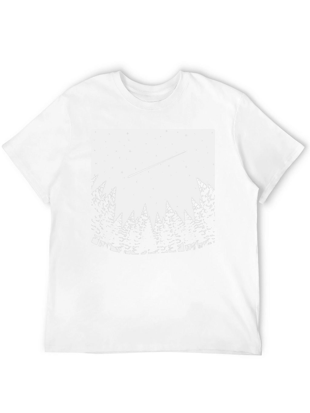 Starry Night Forest Graphic Tee