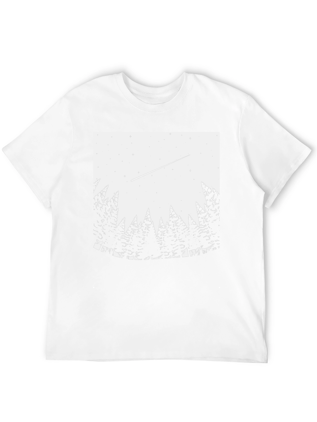 Starry Night Forest Graphic Tee