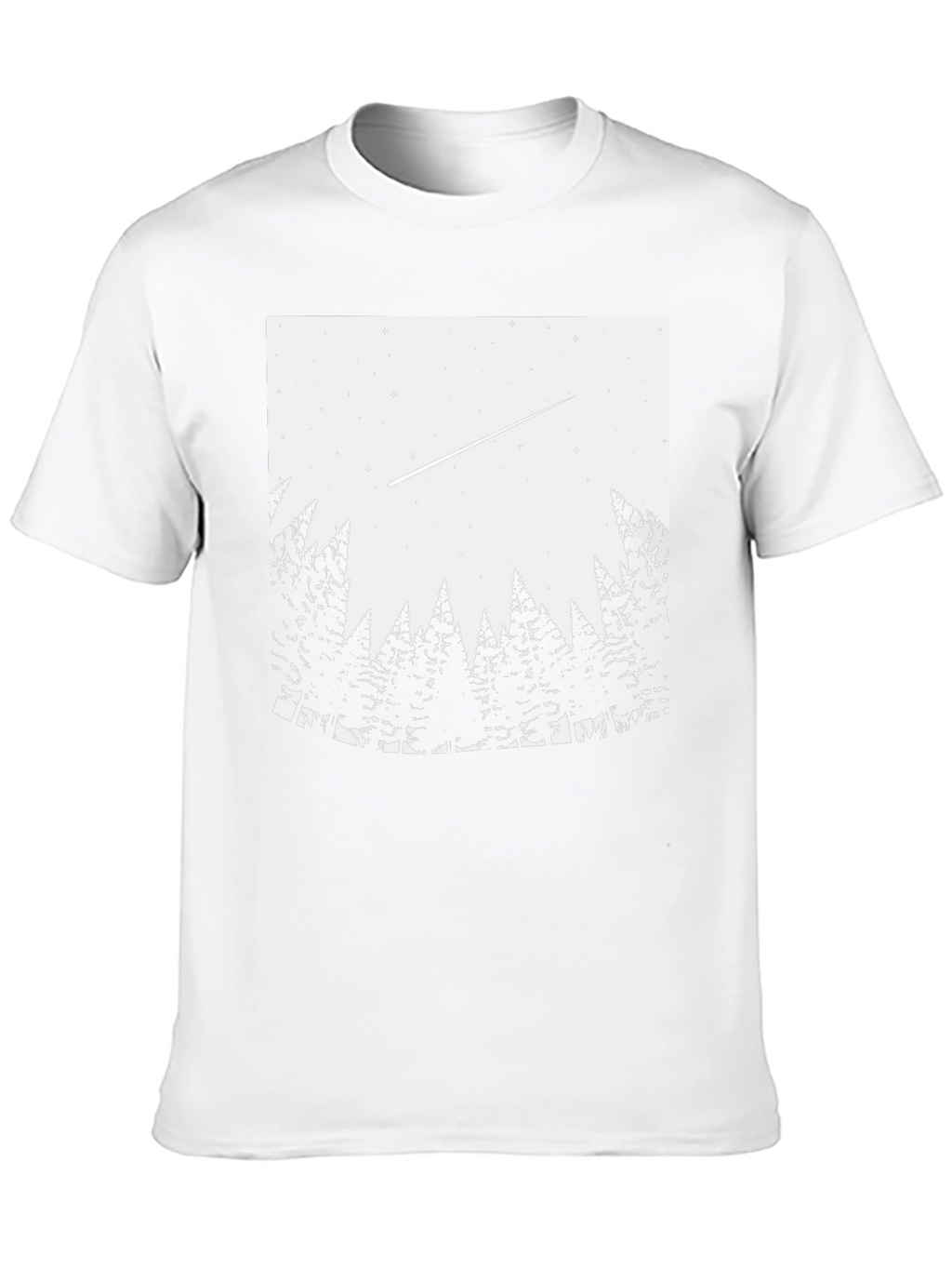 Starry Night Forest Graphic Tee