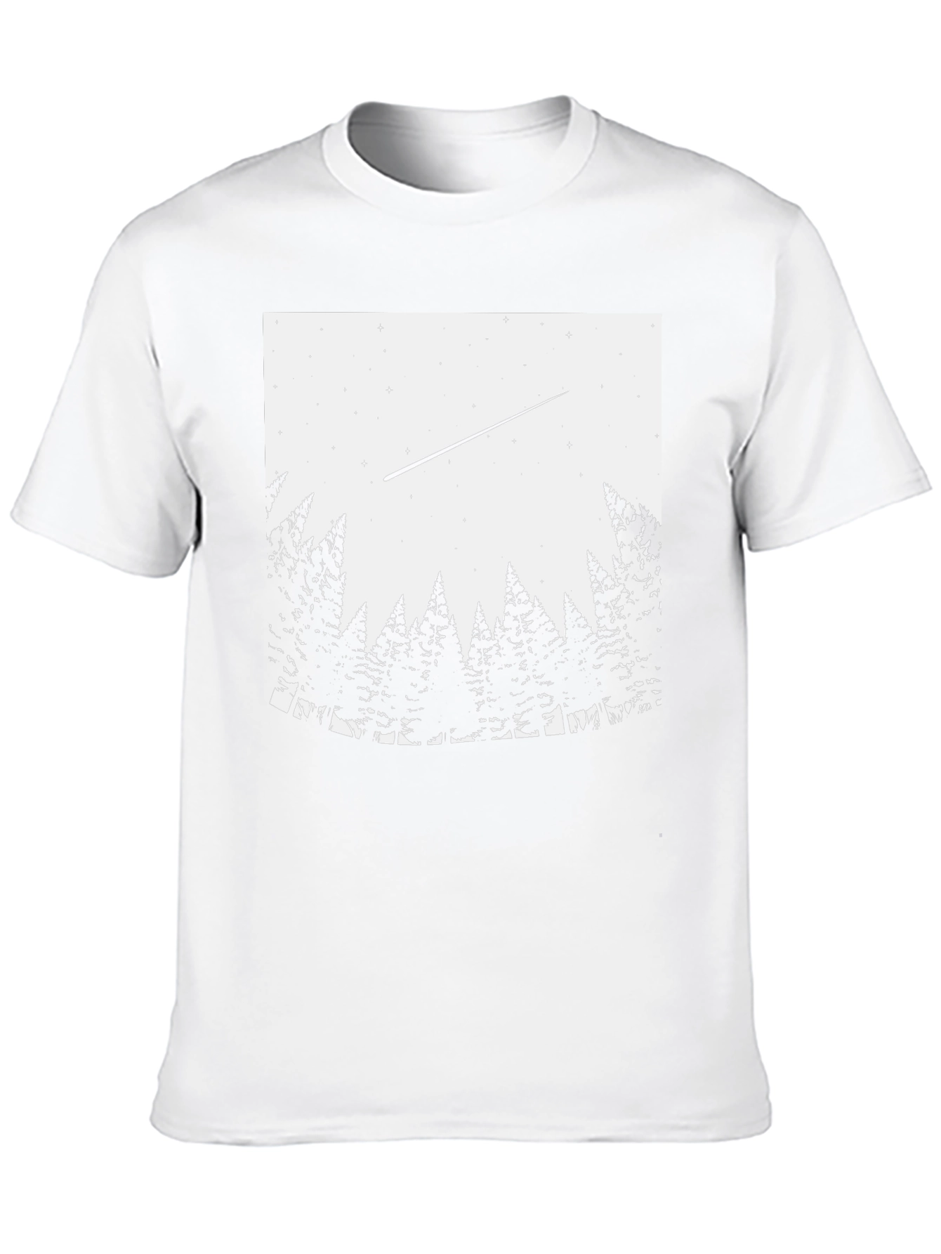 Starry Night Forest Graphic Tee