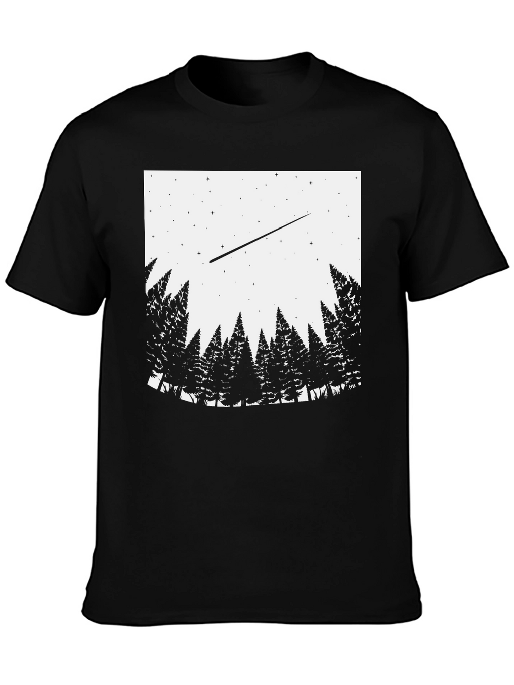Starry Night Forest Graphic Tee