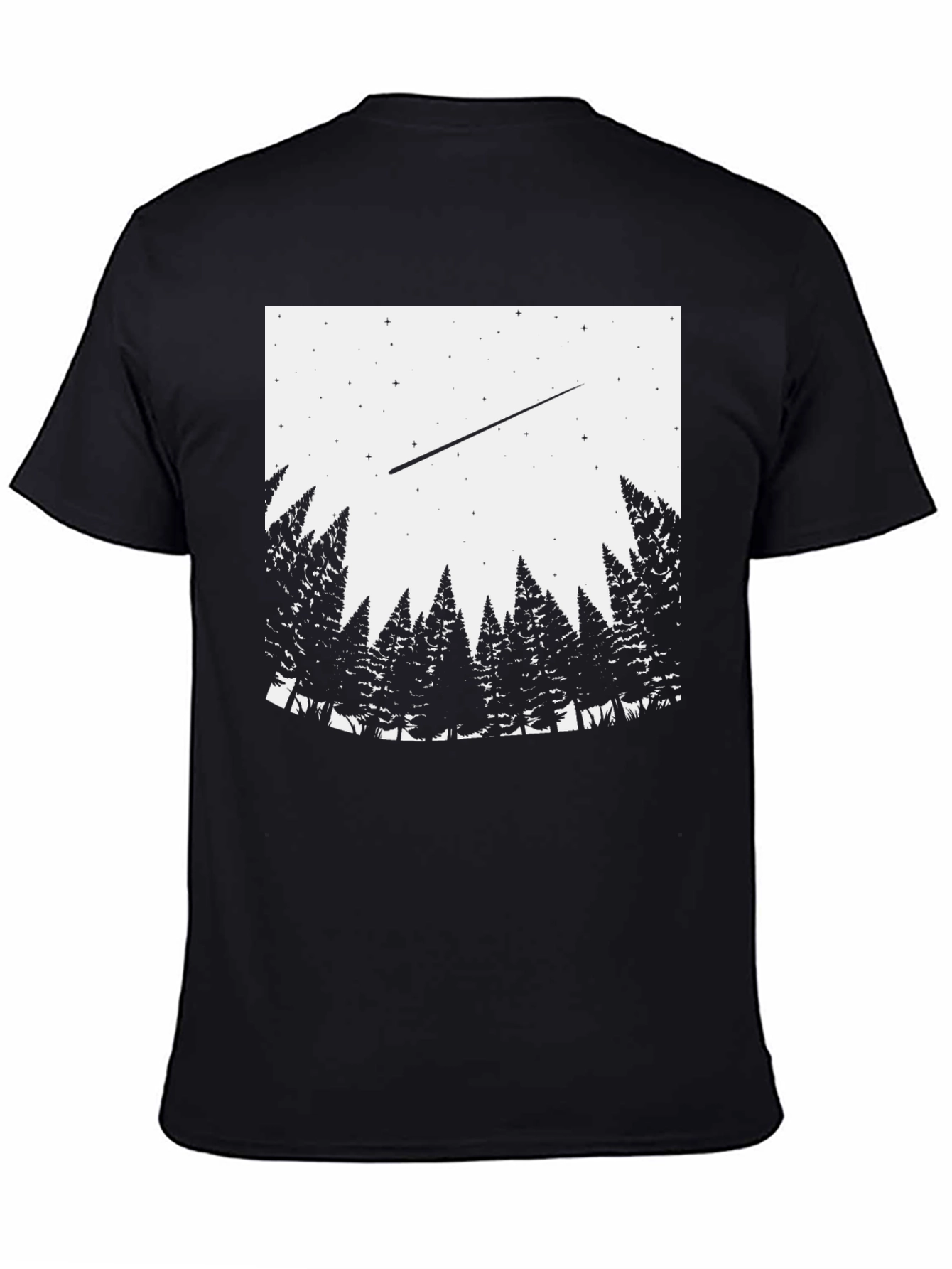 Starry Night Forest Graphic Tee