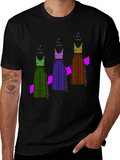 Unique Graphic T-Shirt - Fashion Illustration