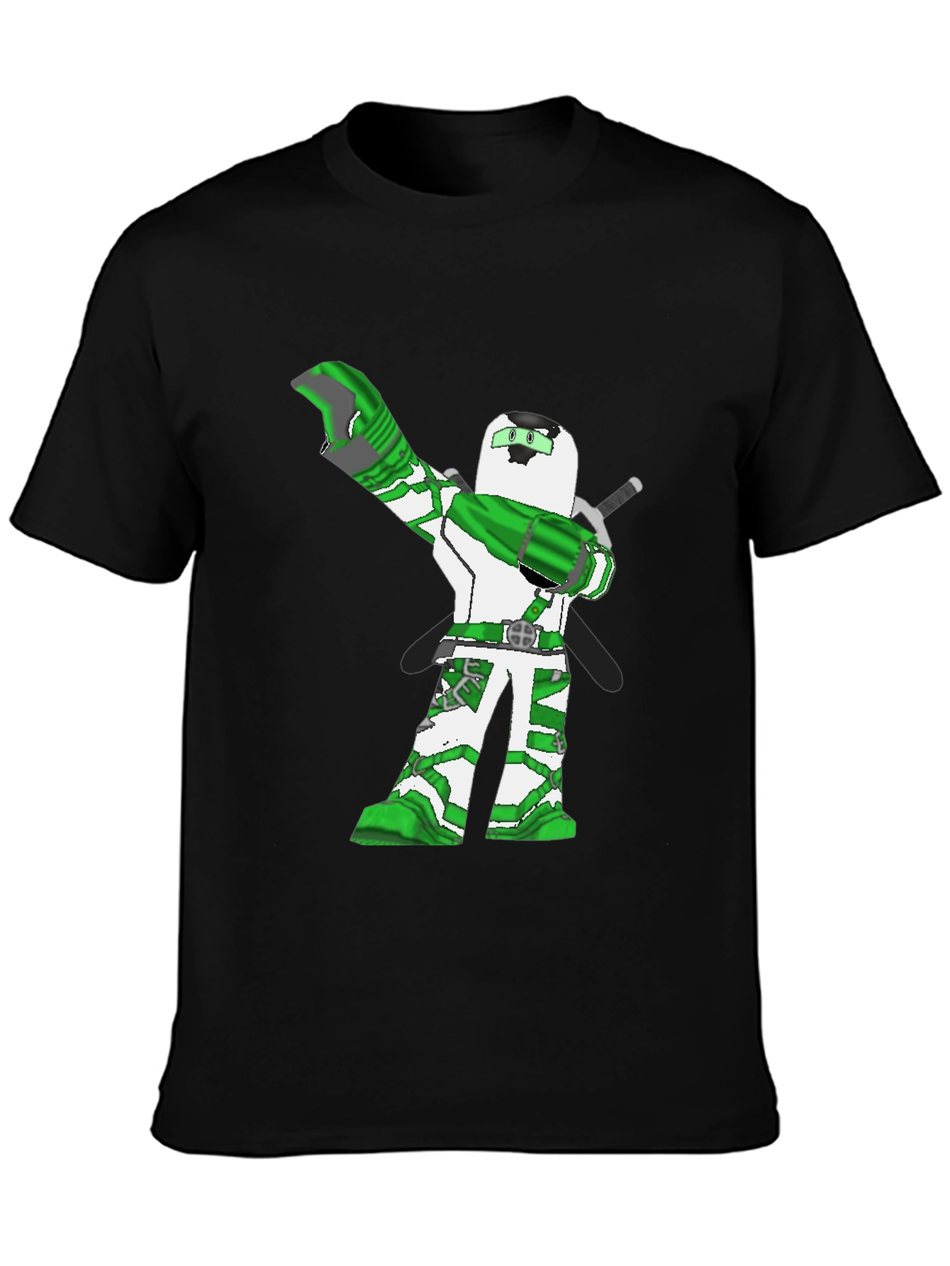 Green Ninja Dab T-Shirt - Unique Graphic Tee