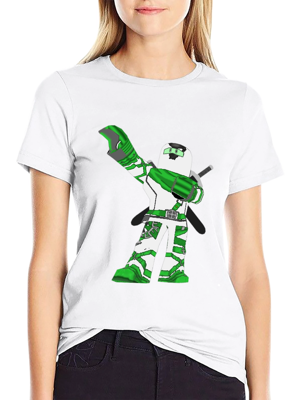 Green Ninja Dab T-Shirt - Unique Graphic Tee