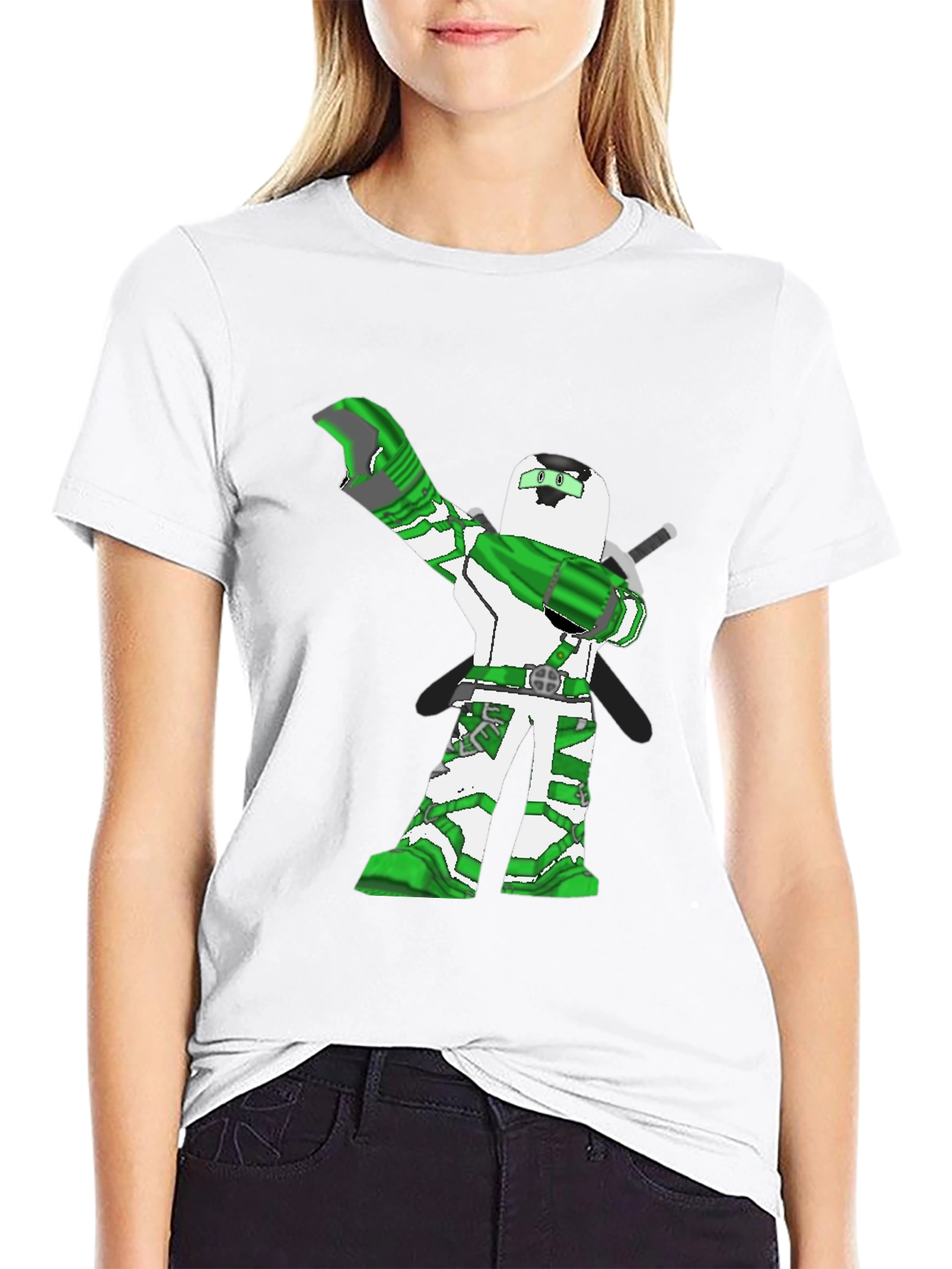 Green Ninja Dab T-Shirt - Unique Graphic Tee