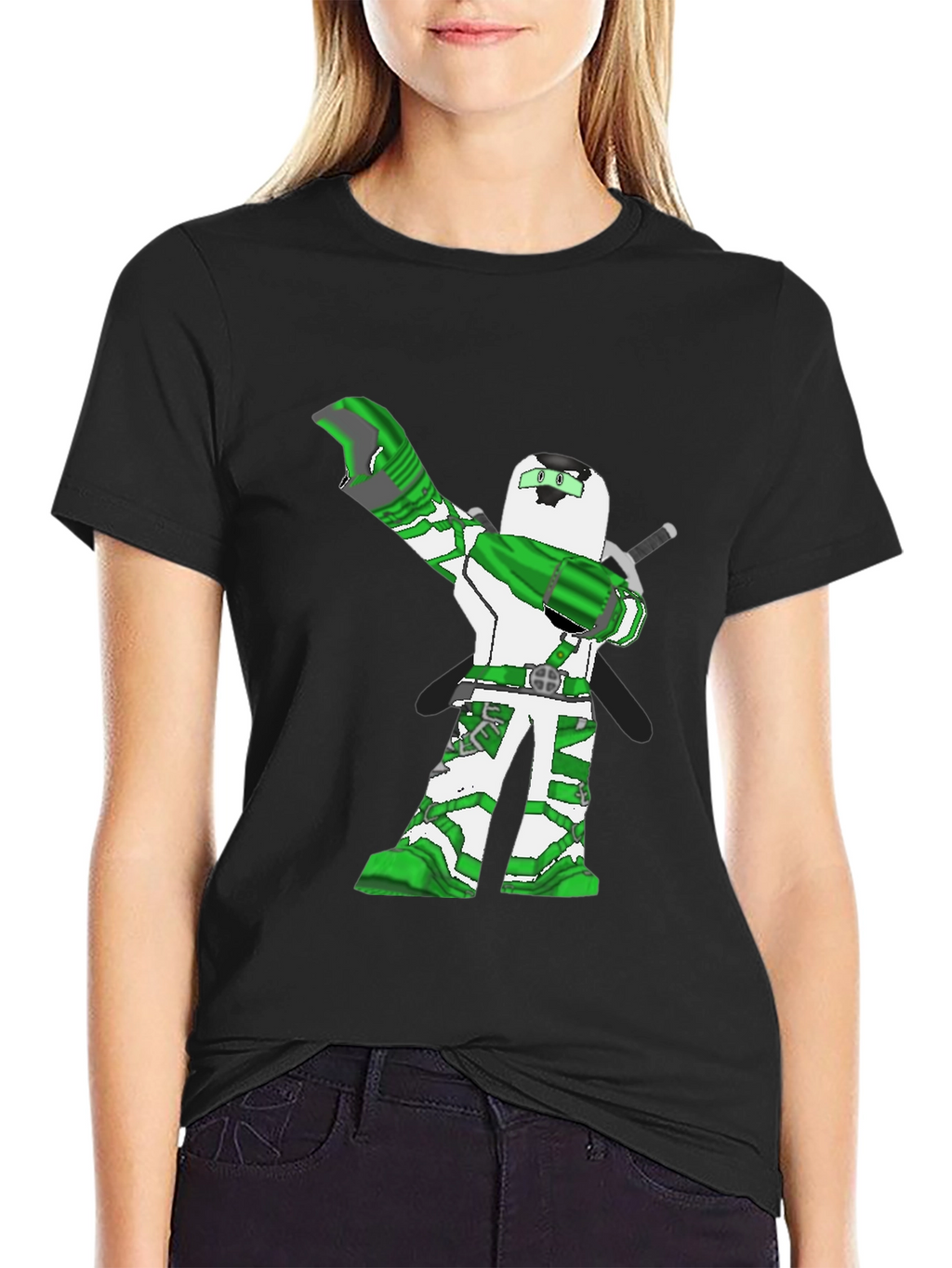 Green Ninja Dab T-Shirt - Unique Graphic Tee