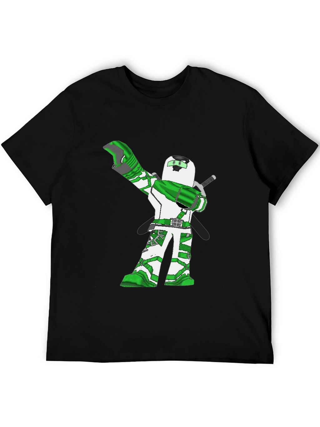 Green Ninja Dab T-Shirt - Unique Graphic Tee
