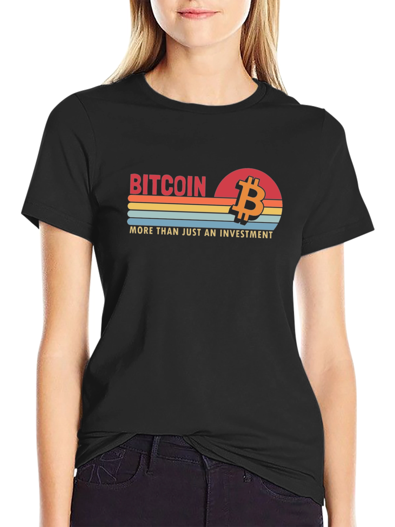 Bitcoin Retro Sunset T-Shirt | More Than An Investment