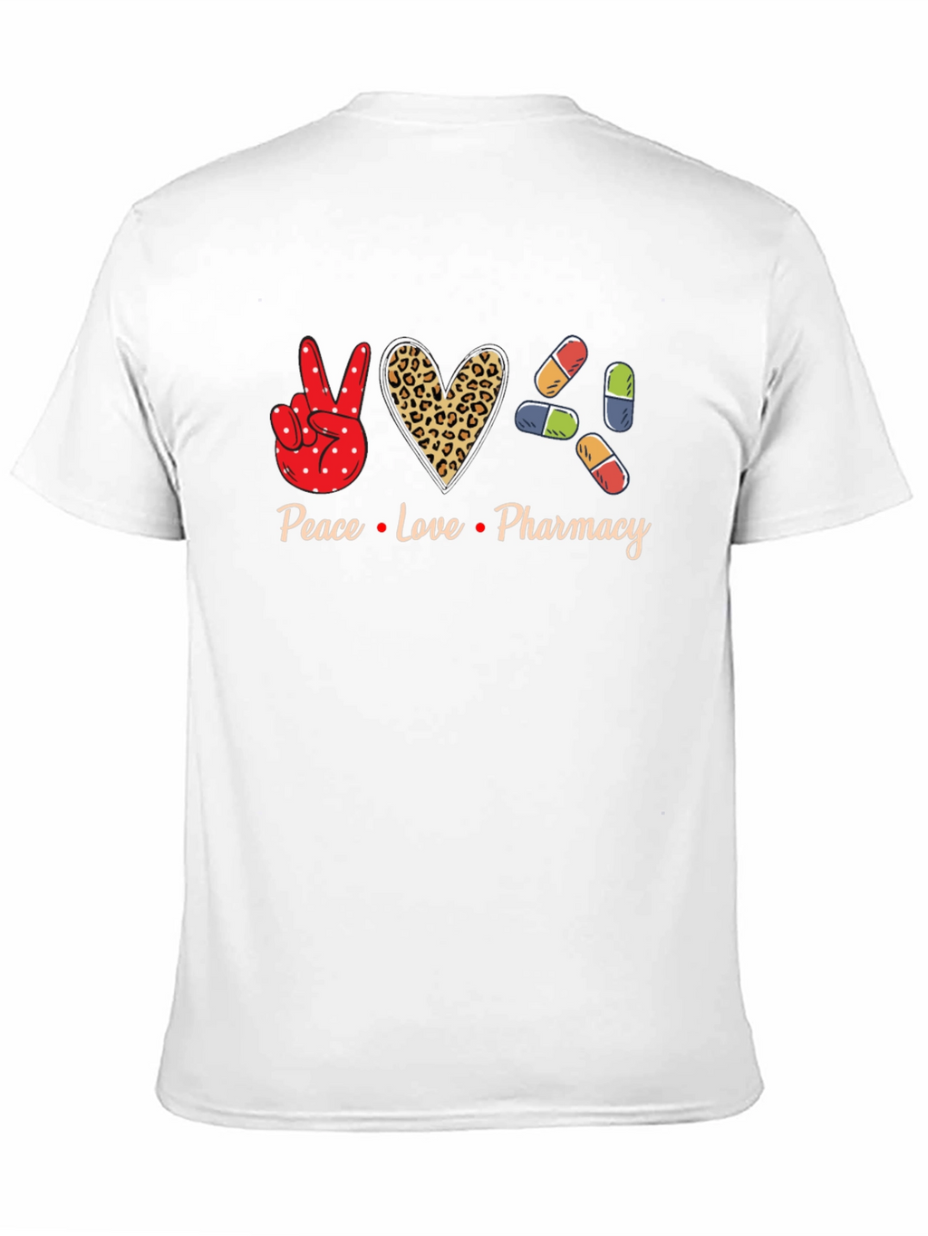 Peace Love Pharmacy Graphic T-Shirt