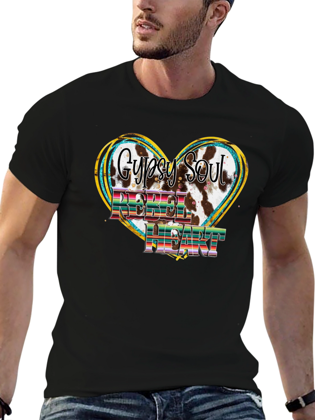 Gypsy Soul Rebel Heart Graphic Tee
