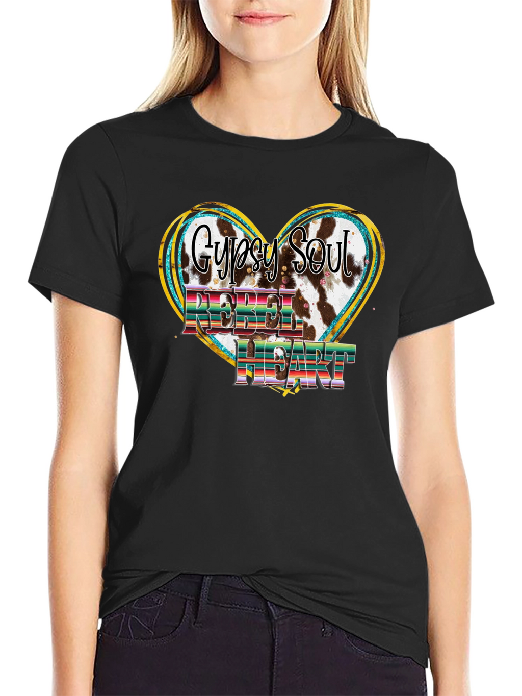 Gypsy Soul Rebel Heart Graphic Tee