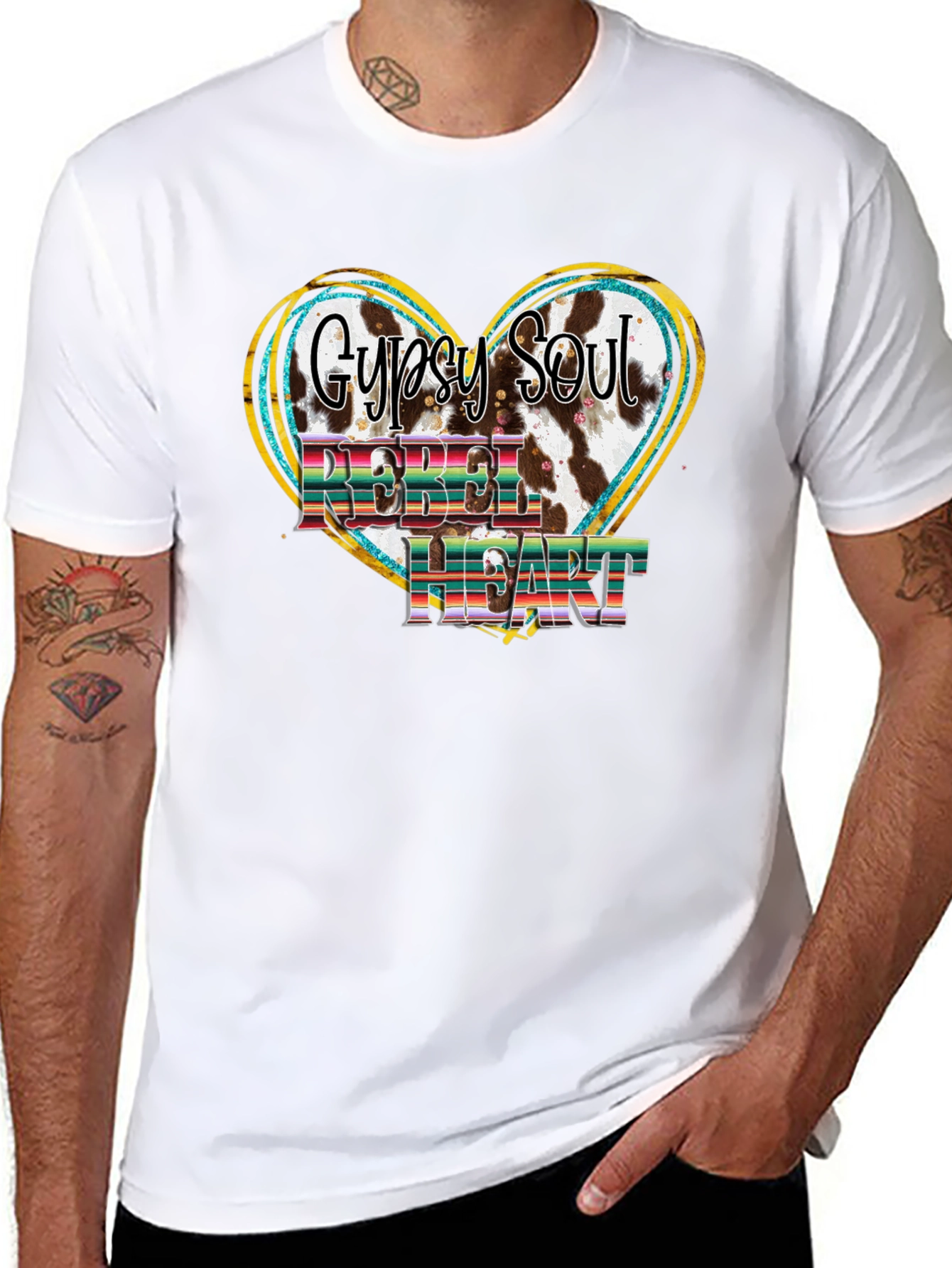 Gypsy Soul Rebel Heart Graphic Tee