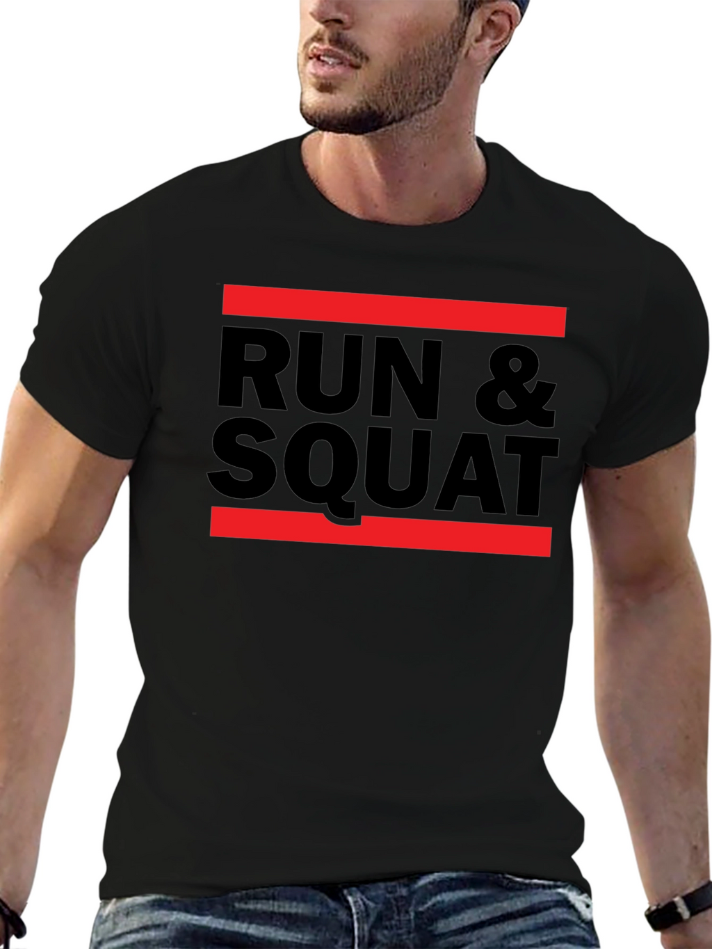 Run & Squat Graphic Tee