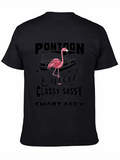 Pontoon Queen Flamingo Graphic T-Shirt