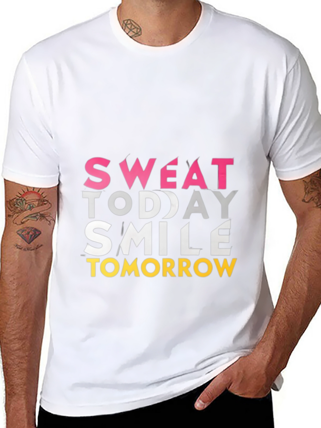 Sweat Today Smile Tomorrow Graphic Tee