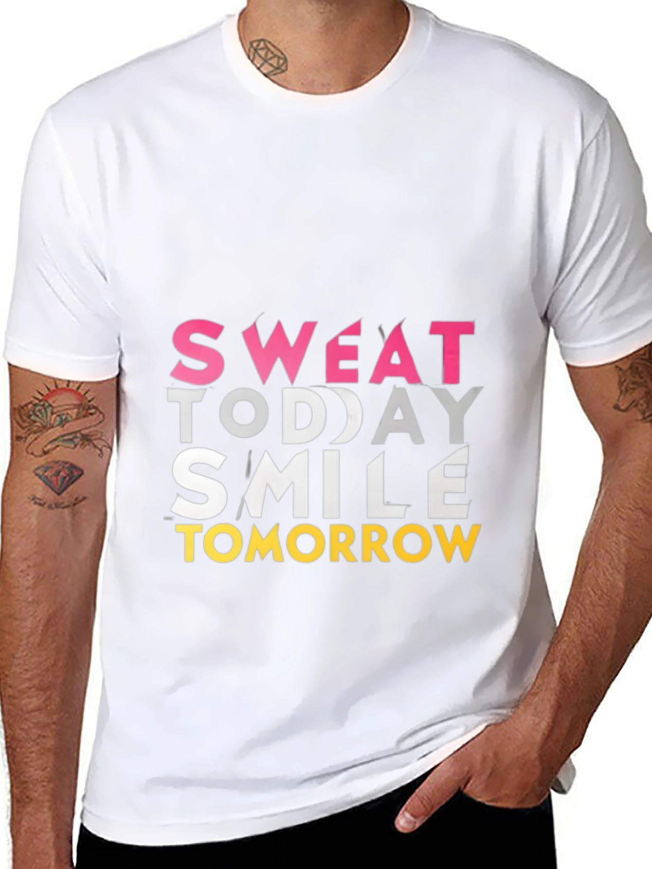 Sweat Today Smile Tomorrow Graphic Tee