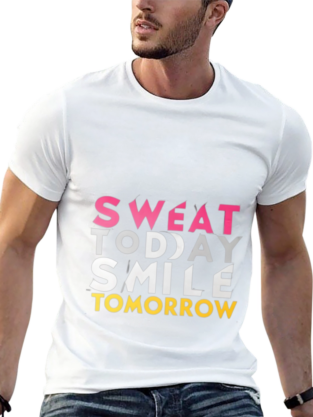 Sweat Today Smile Tomorrow Graphic Tee