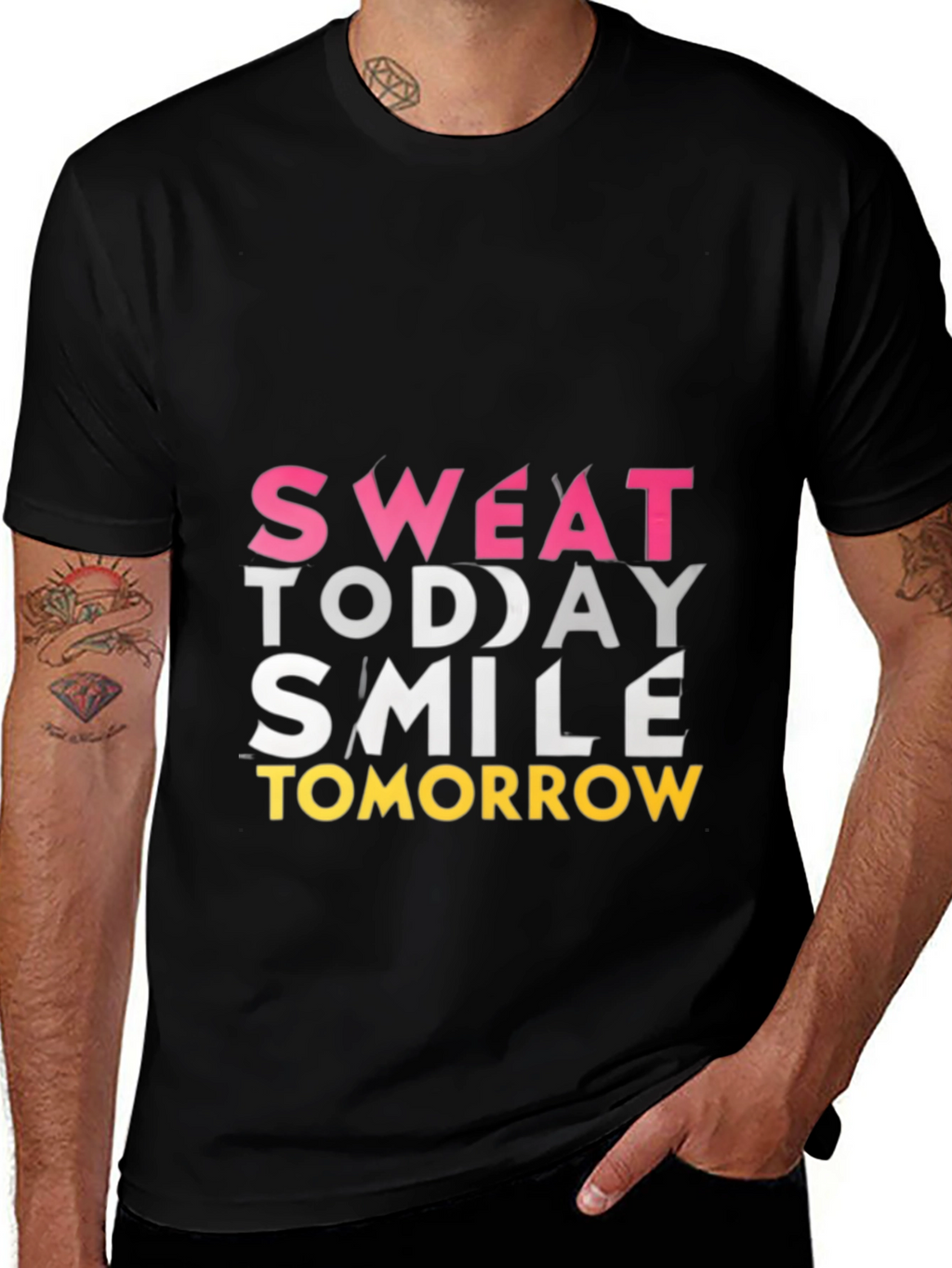 Sweat Today Smile Tomorrow Graphic Tee