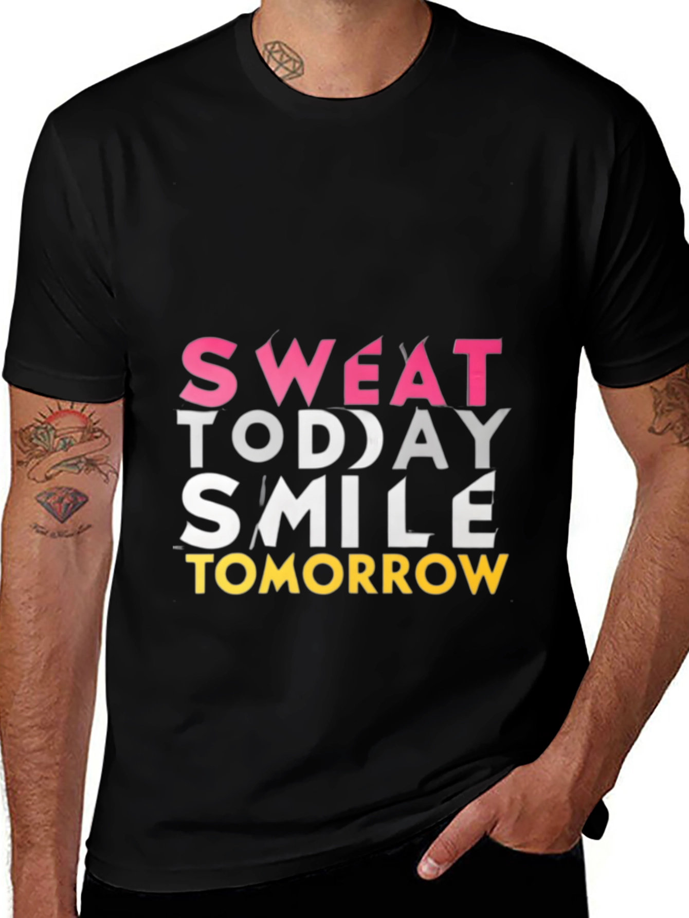 Sweat Today Smile Tomorrow Graphic Tee