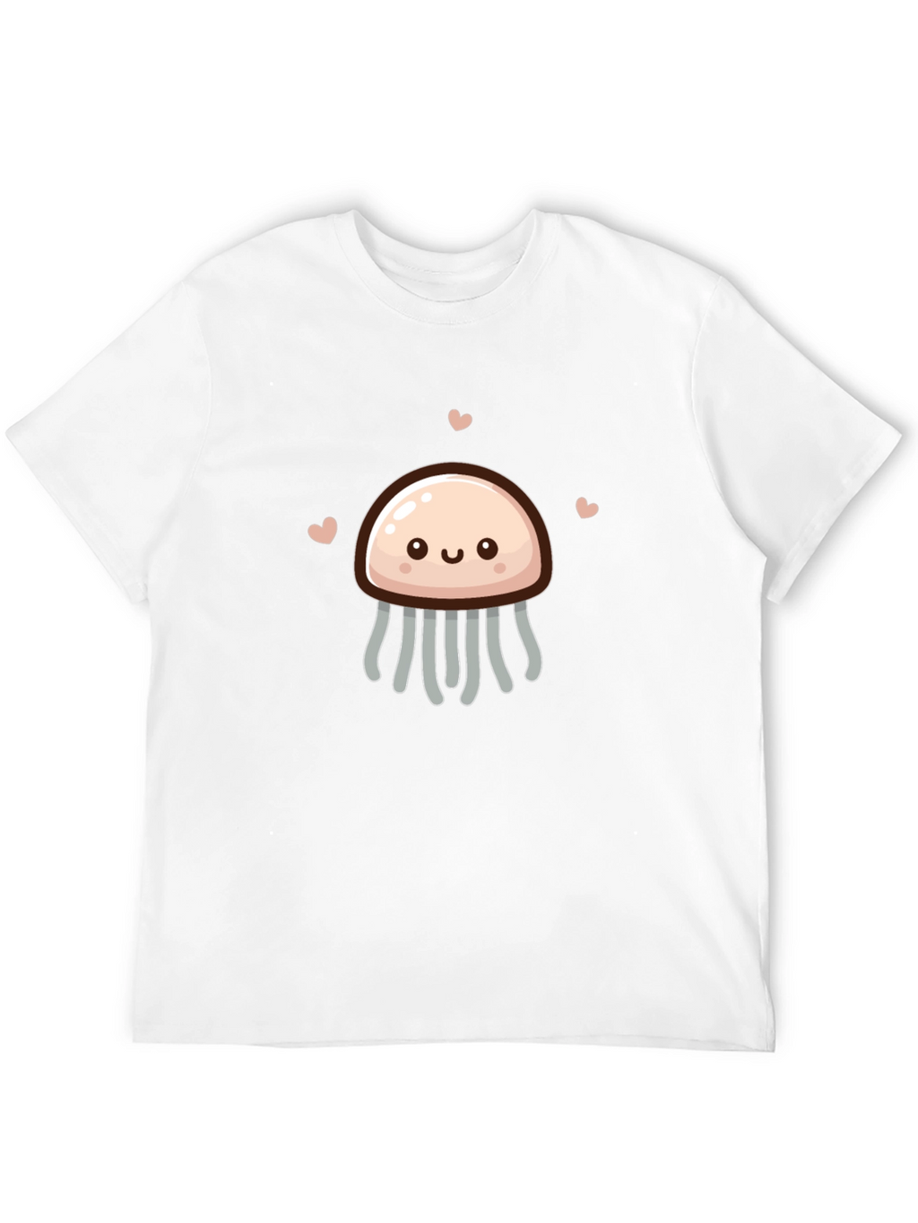 Cute Jellyfish Graphic Tee - Black Unisex Shirt
