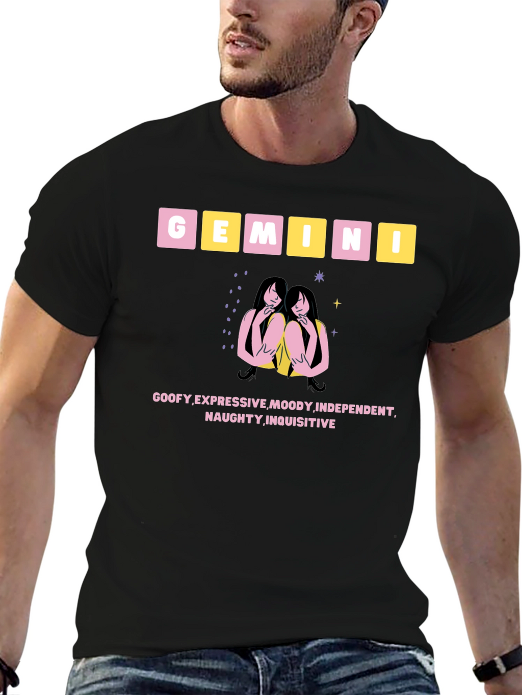 Gemini Zodiac T-Shirt Astrology Tee
