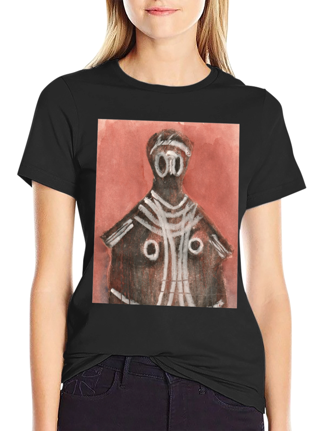 Abstract Art Graphic Tee - Modern Style