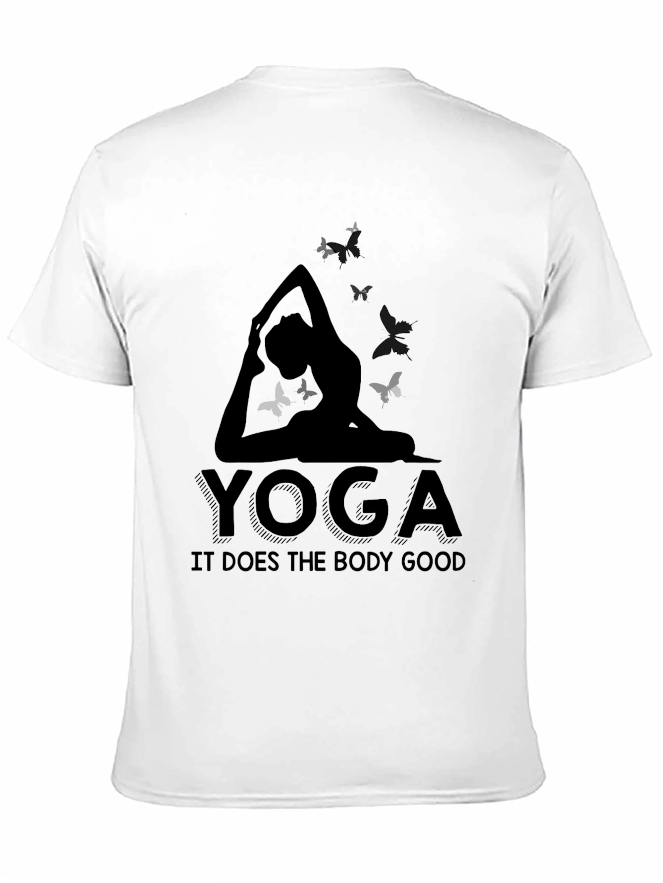 Yoga Silhouette T-Shirt - It Does The Body Good!